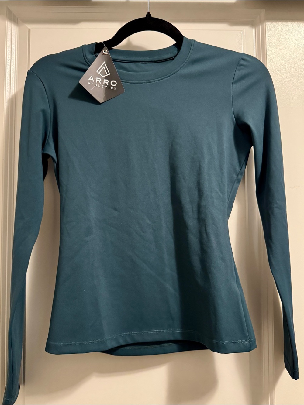 Women's Teal Long-Sleeve Performance Top